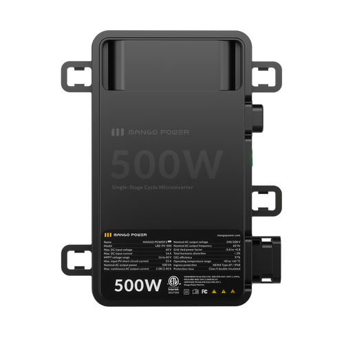 Mango Power S Pro Microinverter 500W*10 set + Zero-Export Gateway